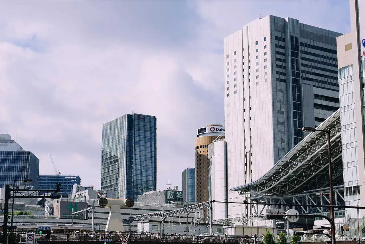 现代城市的办公建筑群
